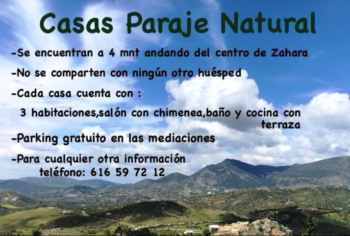 סהרה דה לה סיירה Casas Paraje Natural מראה חיצוני תמונה